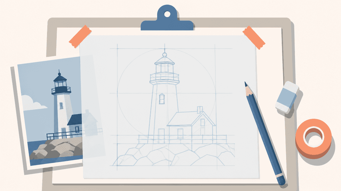 Tracing Art Style Illustration