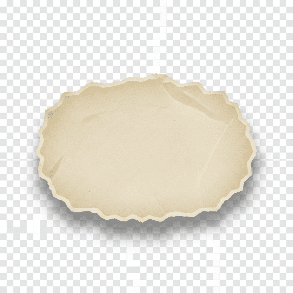 찢어진 종이 같은 톱니 모양 가장자리를 가진 레트로 종이 오려내기 말풍선, 빈티지 베이지색, 약간의 그림자.