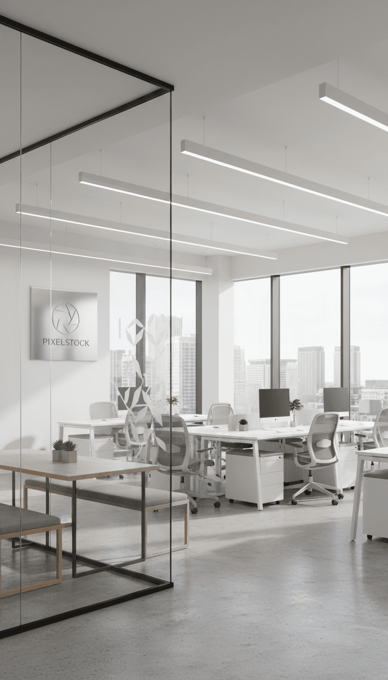 현대적인 사무실 공간을 담은 선명하고 전문적인 사진이 무료 이미지 사이트의 고품질을 보여준다.