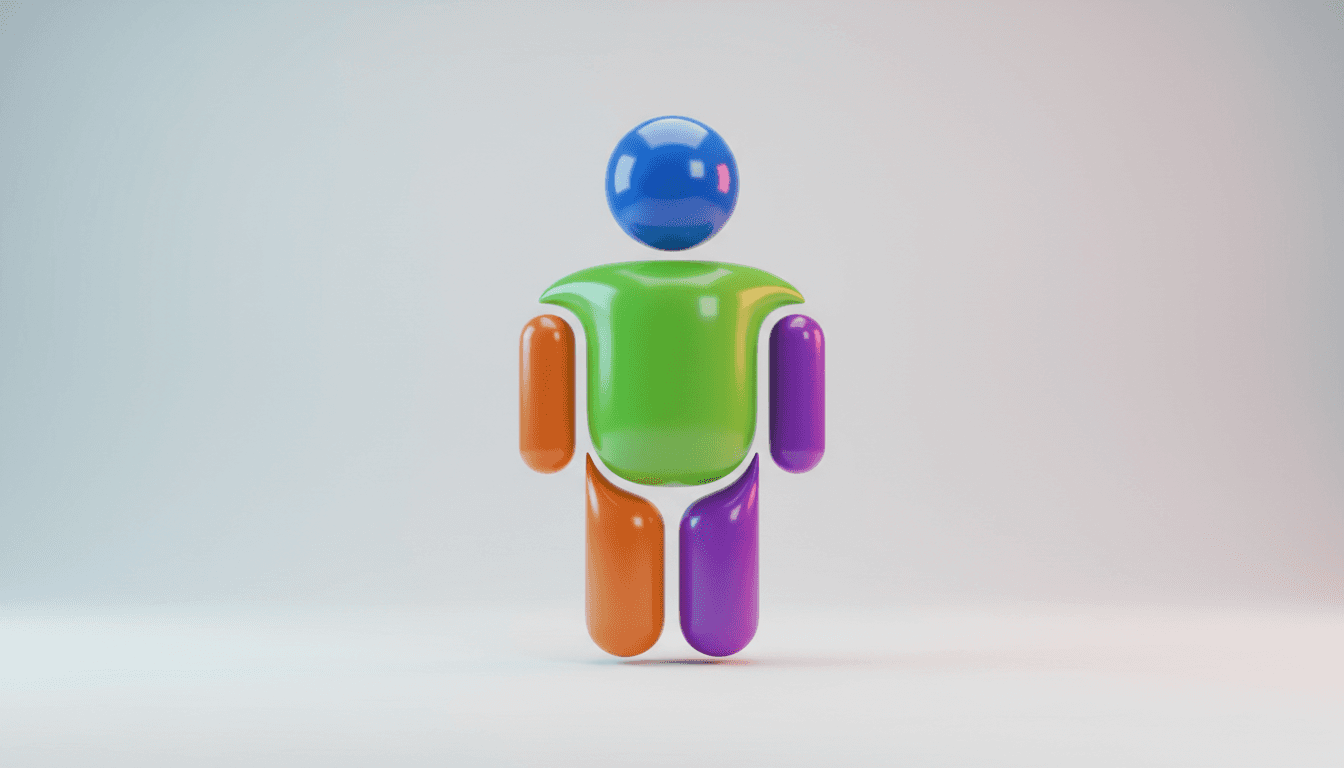 생동감 있는 3D 사람 아이콘.