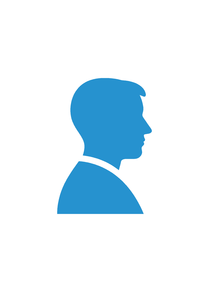 미니멀리스트 플랫 사람 아이콘.