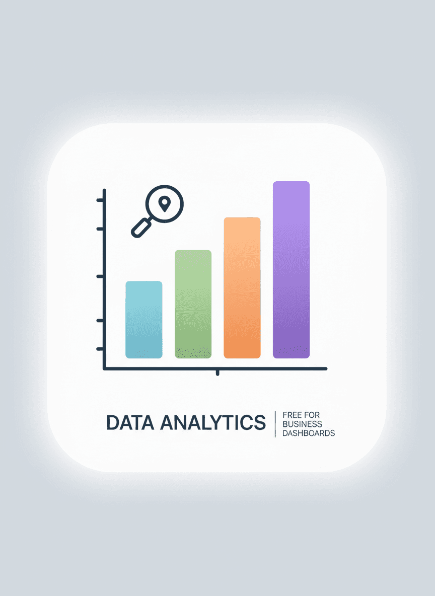 비즈니스 대시보드를 위한 데이터 분석을 나타내는 깔끔한 벡터 인포그래픽 막대 차트 아이콘.