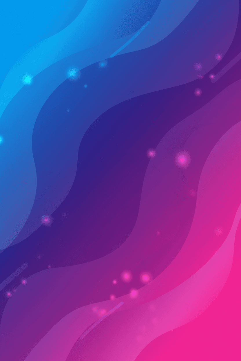 전기 블루에서 강렬한 보라색, 핫 핑크로 부드럽게 전환되는 생생한 색상 그라데이션, 유동적이고 추상적인 현대 컴퓨터 배경화면.