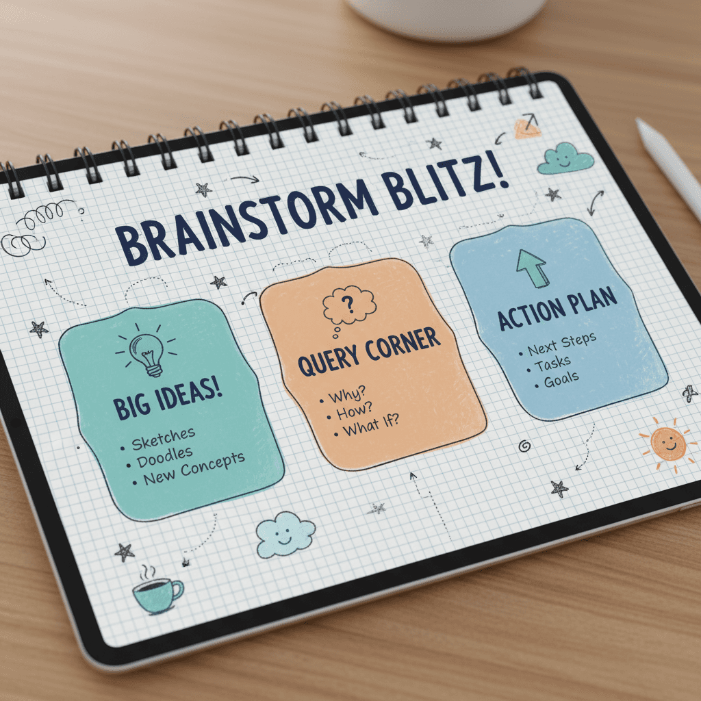 칠판 배경에 고르지 않은 선과 비공식적인 아이콘이 있는 손으로 그린 스케치 스타일 PPT 템플릿
