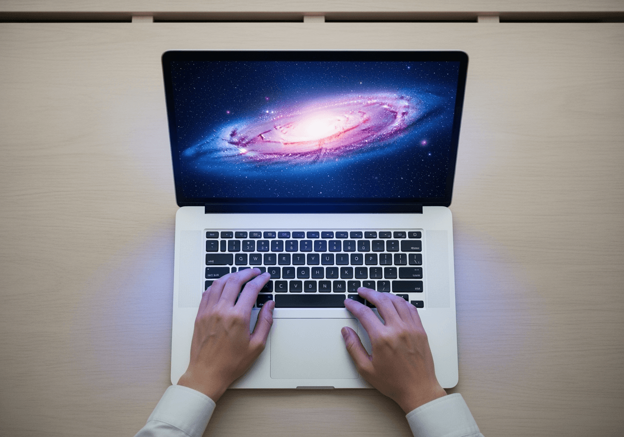 A user's imagination coming to life from a laptop screen, symbolizing easy video creation.