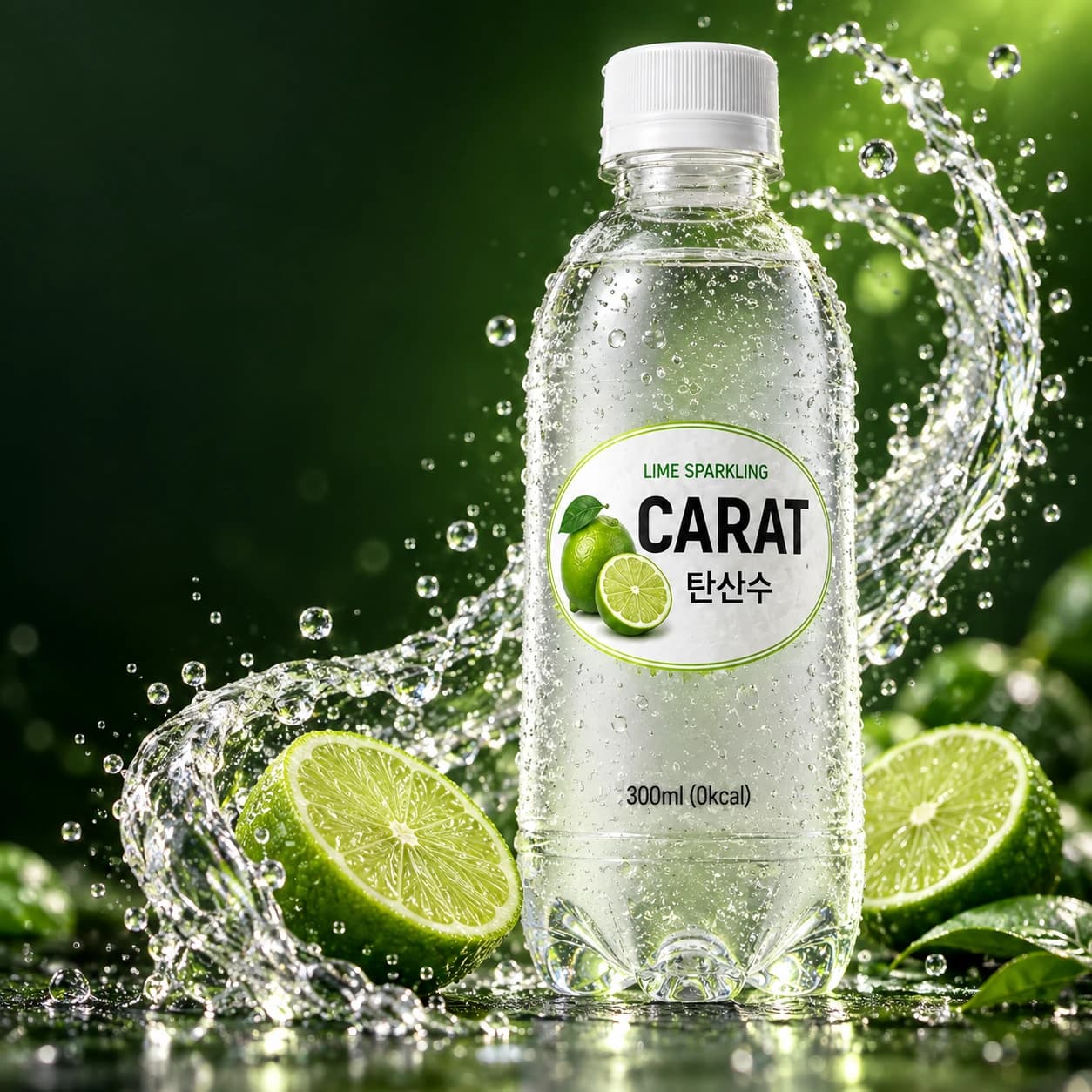 CARAT 탄산수 청량감 연출 레퍼런스