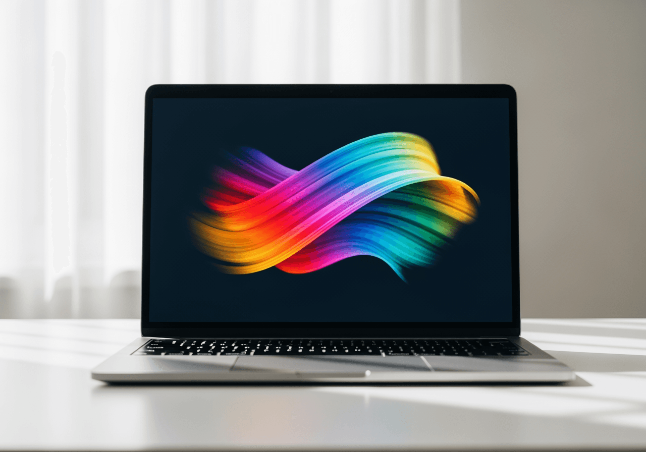 Sfocatura di movimento dinamica su schermo portatile che mostra l'accelerazione GIF