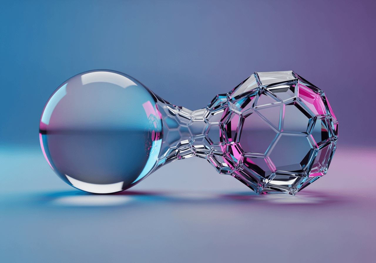 MP4에서 WMV로의 디지털 비디오 포맷 변환을 나타내는 추상적인 3D 아트