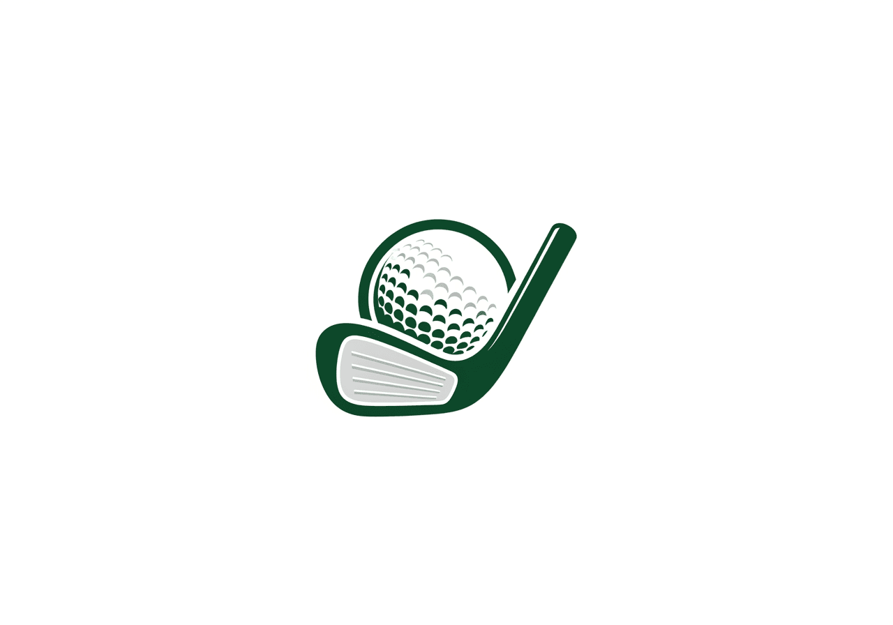 Modernes Golf-Logo-Design-Konzeptbild
