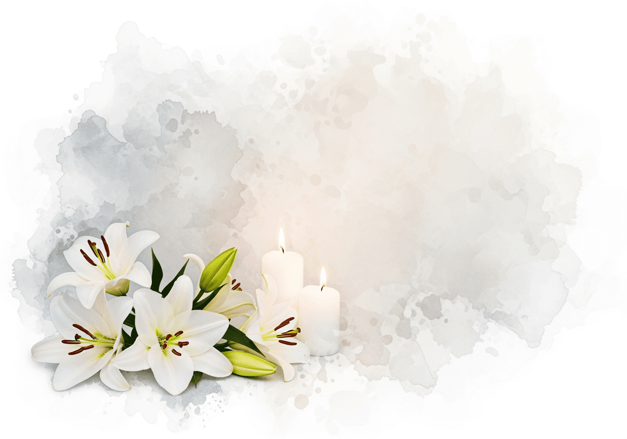 Imagen de fondo de obituario de alta resolución