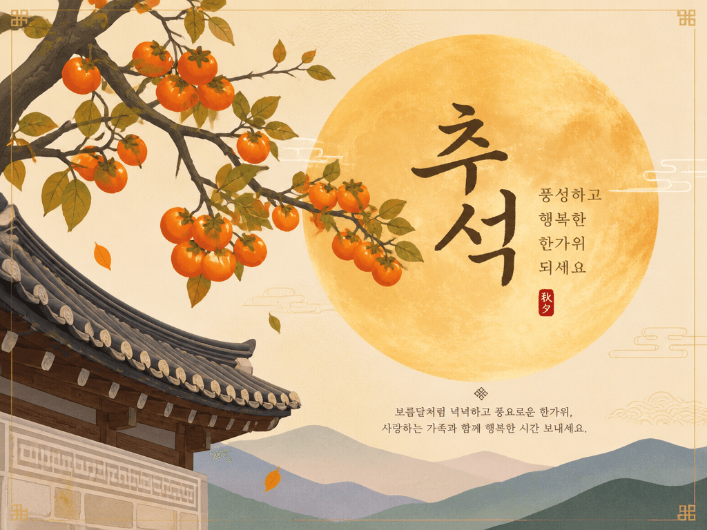 추석 인사 카드