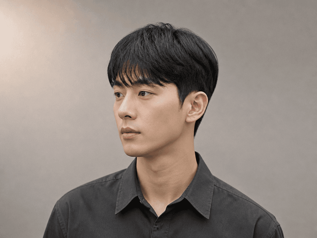 드롭컷 헤어스타일