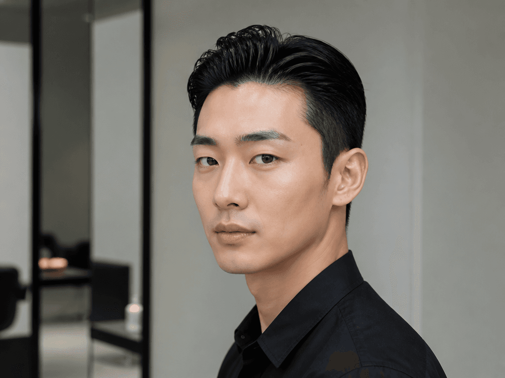 슬릭컷 헤어스타일