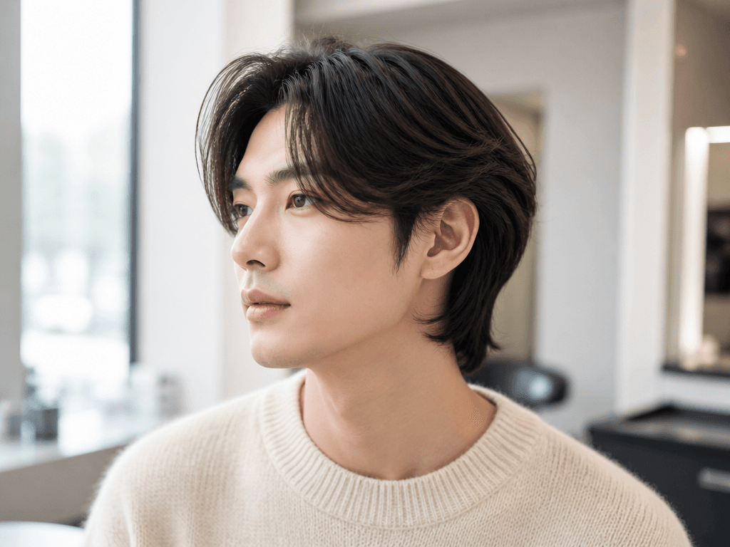 세미리프컷 헤어스타일