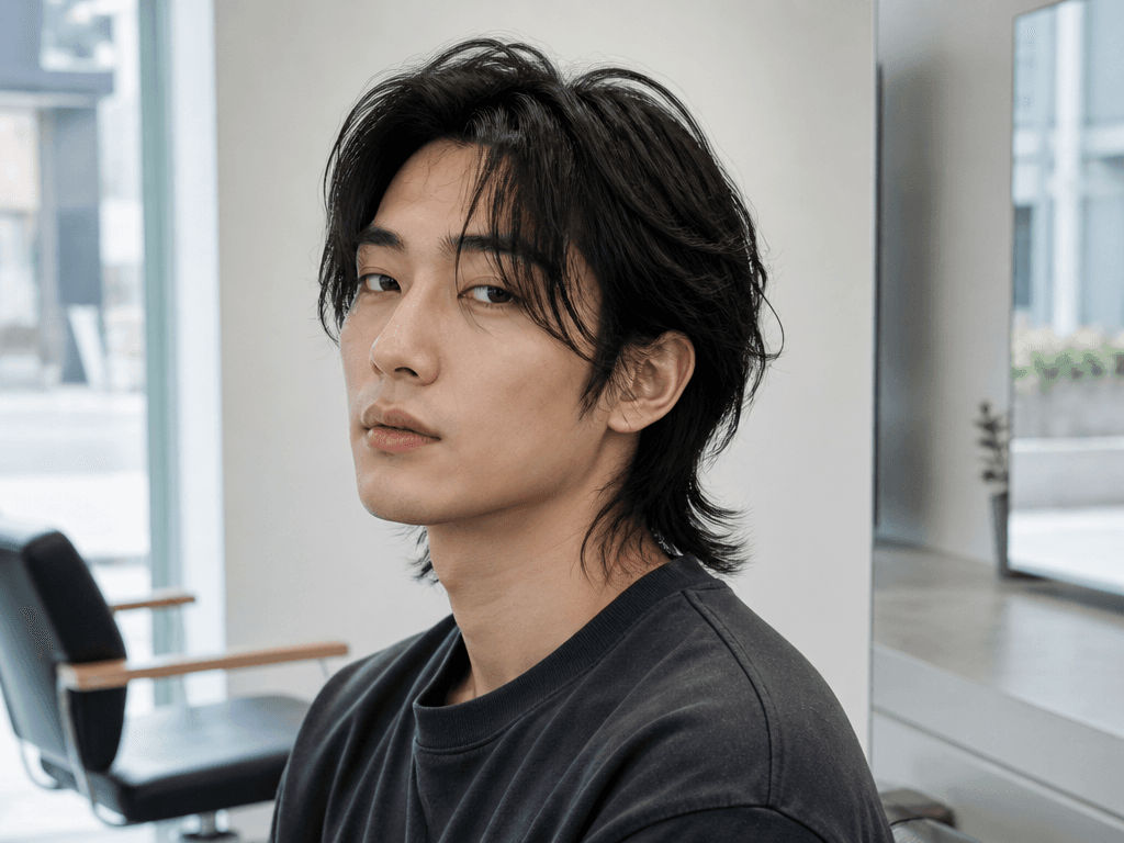 울프컷 헤어스타일