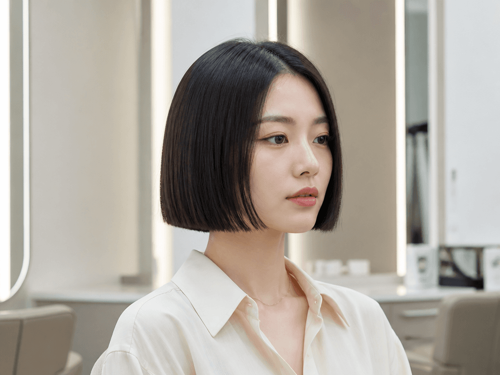 칼단발 헤어스타일