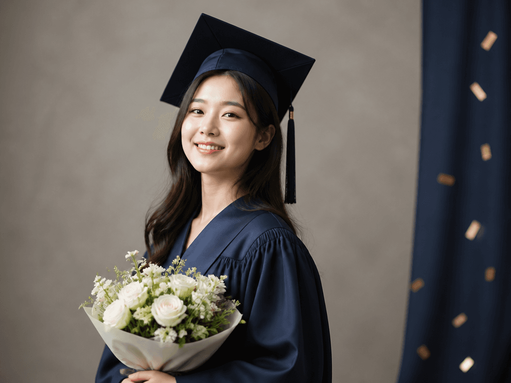 졸업사진 컨셉 사진