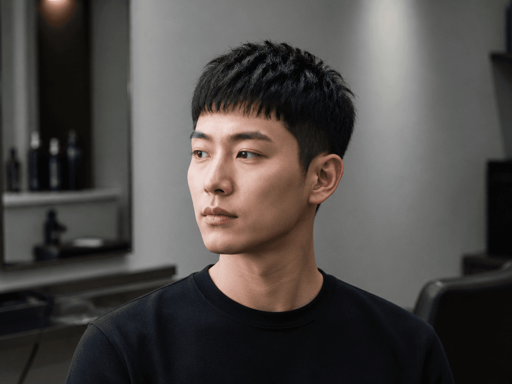 크롭컷 헤어스타일