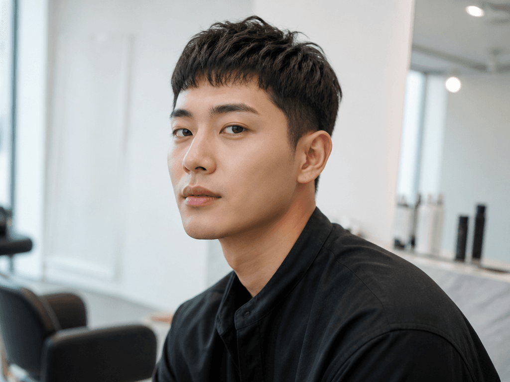 남자 짧은머리 헤어스타일 사진