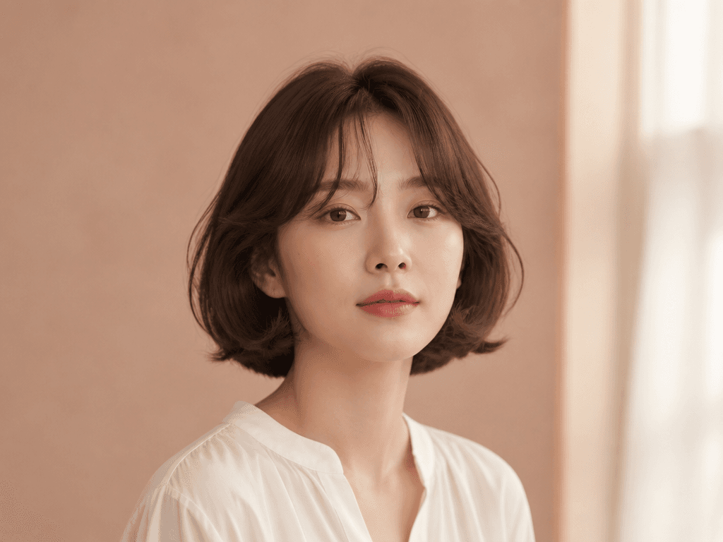 단발펌 헤어스타일