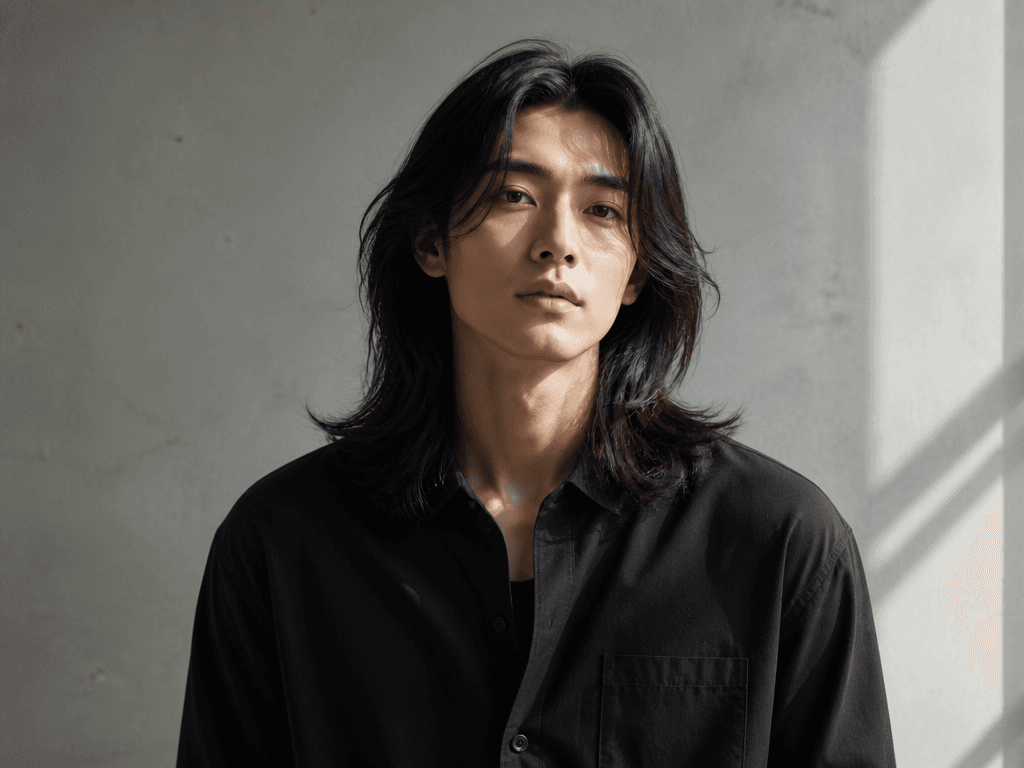 장발 헤어스타일