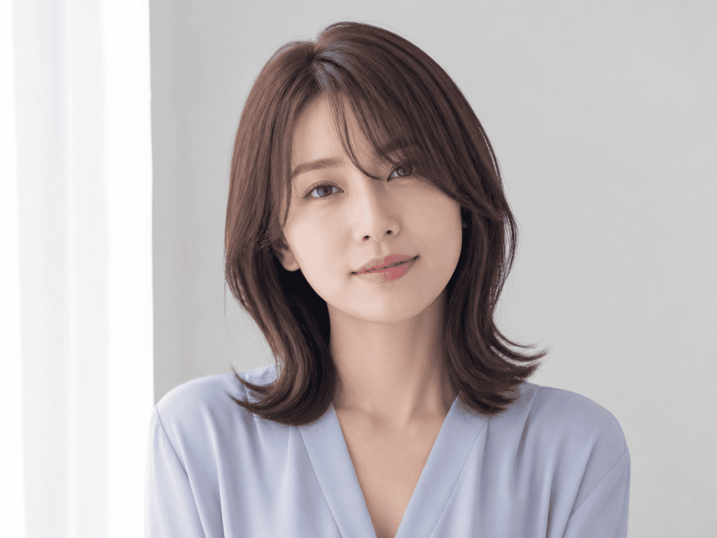 사이드뱅 헤어스타일