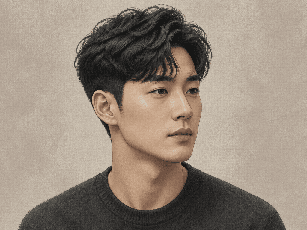남자 다운펌 헤어스타일