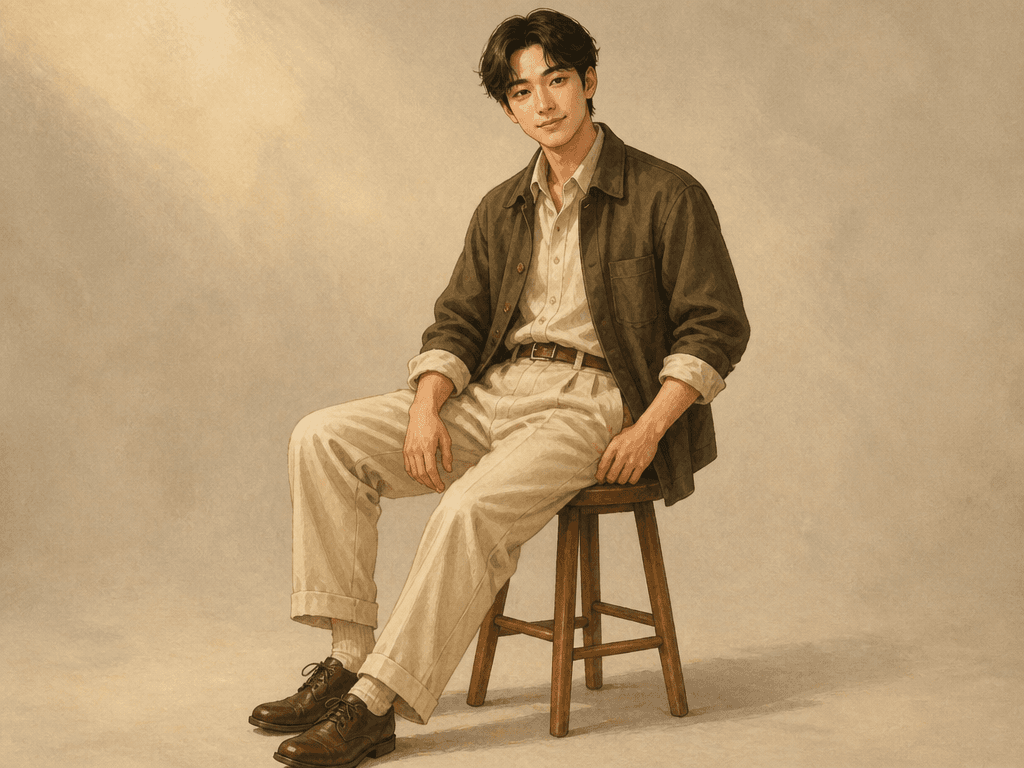 앉아있는 사람 포즈