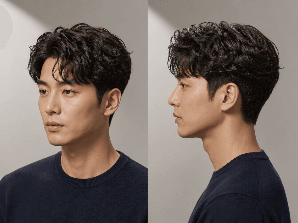남자 아이롱펌 헤어스타일
