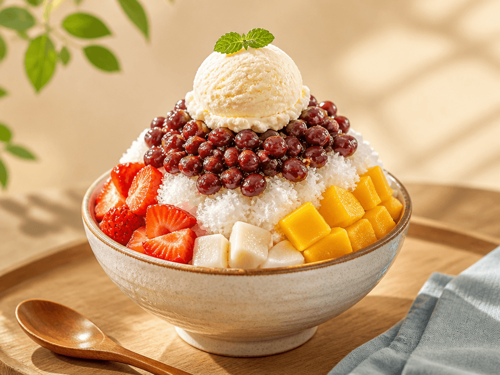 빙수 일러스트