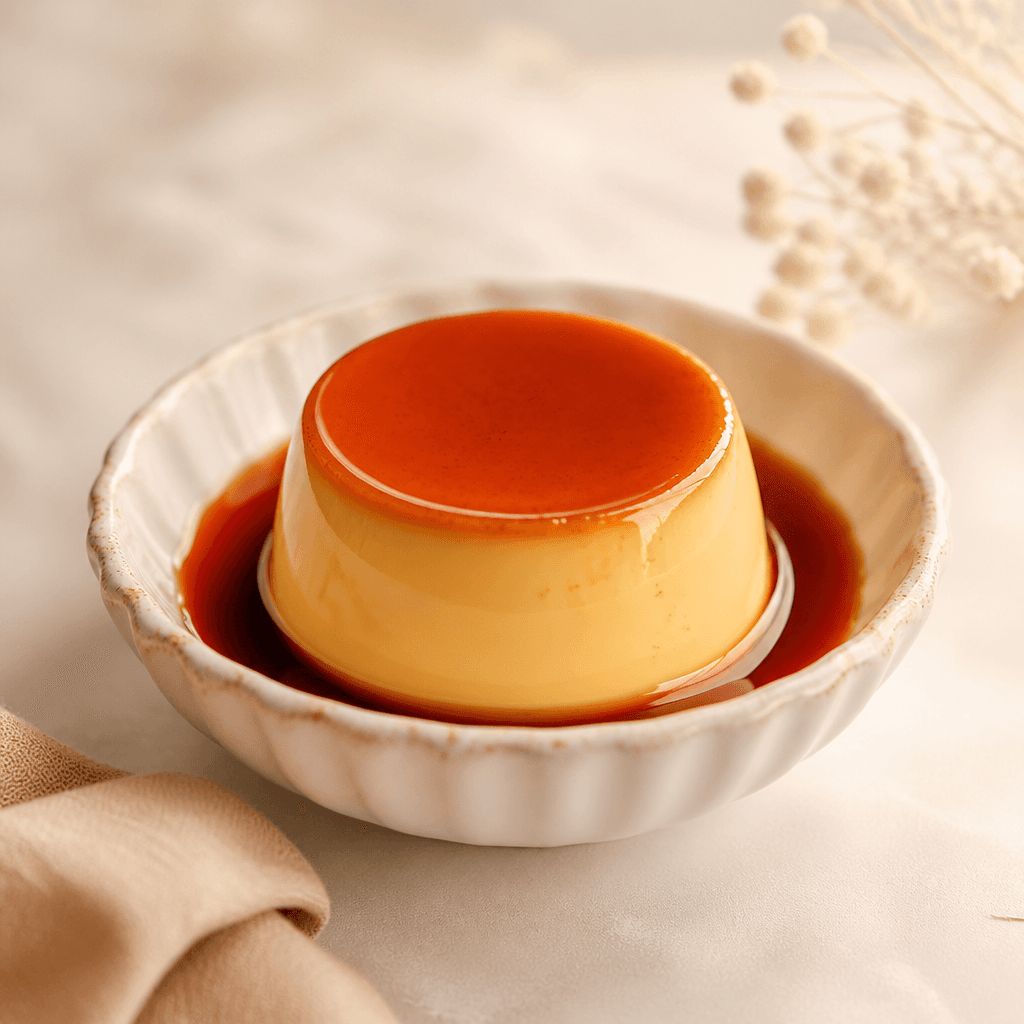푸딩 디저트 사진