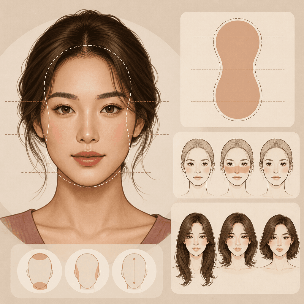 땅콩형 얼굴 분석