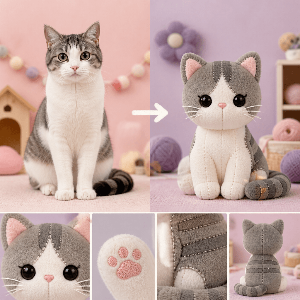 고양이 인형처럼 만들기