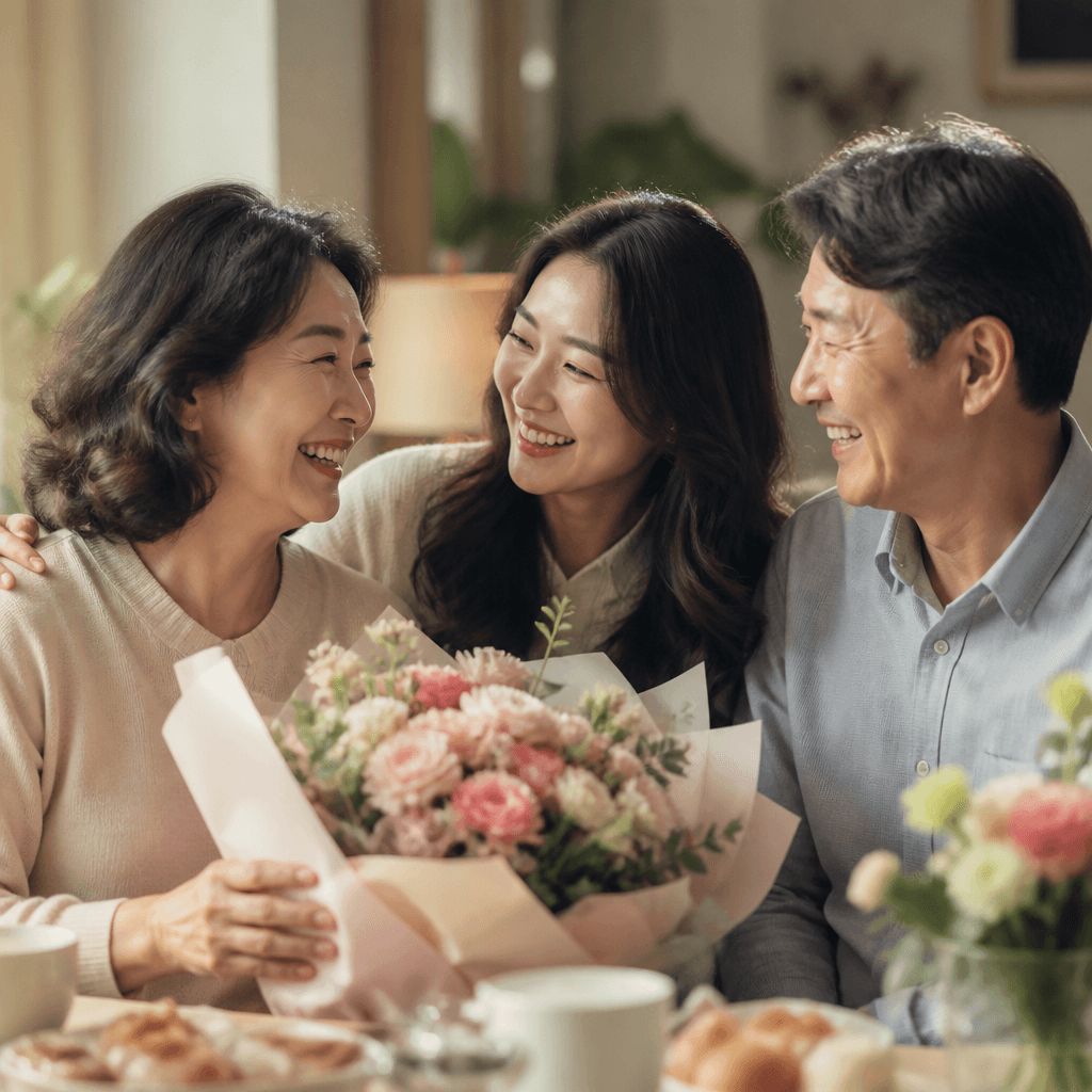 어버이날 가족 사진