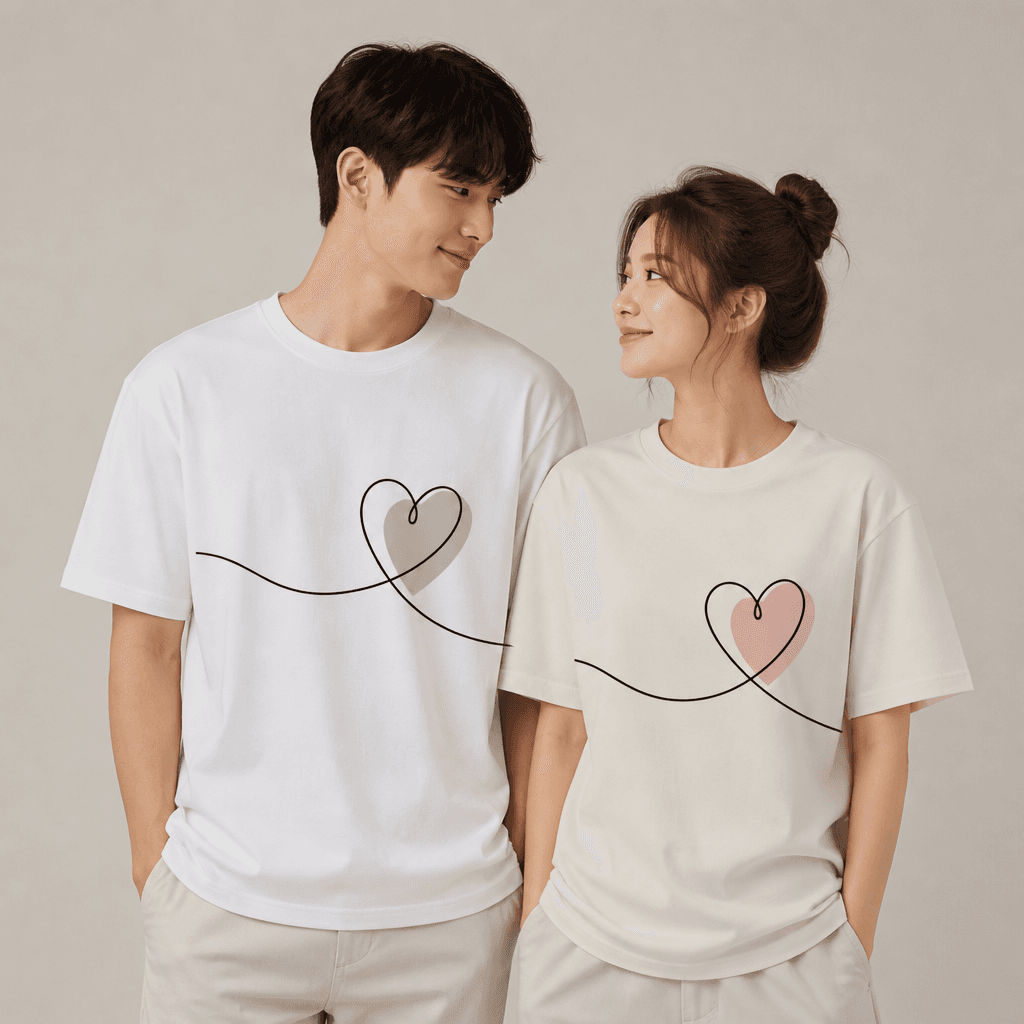 커플티 디자인