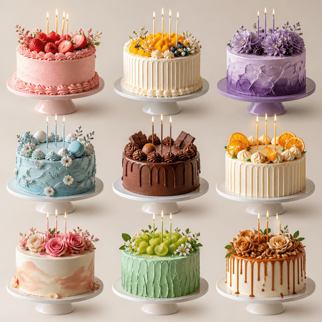 생일 케이크 디자인
