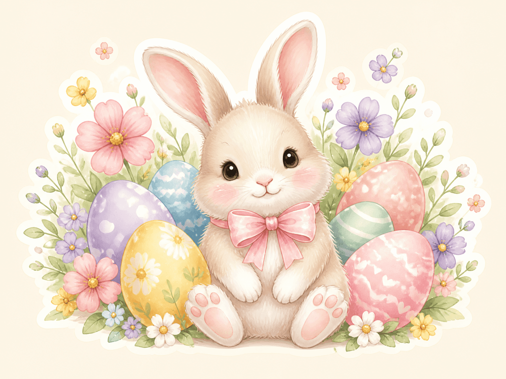 Baby Rabbit Illustration