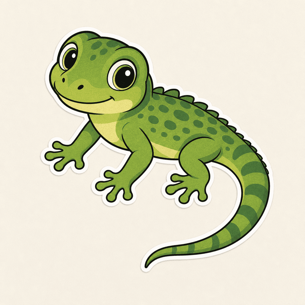 Lizard Character Illustration