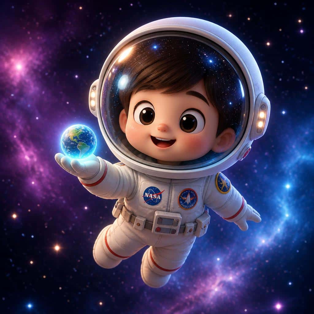 Astronaut Character Art