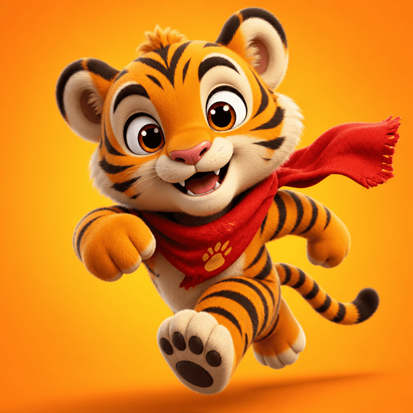 3D Tiger Character