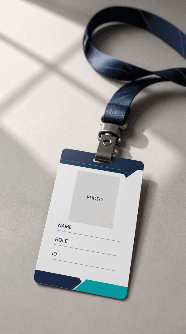 Employee ID Card Mockup