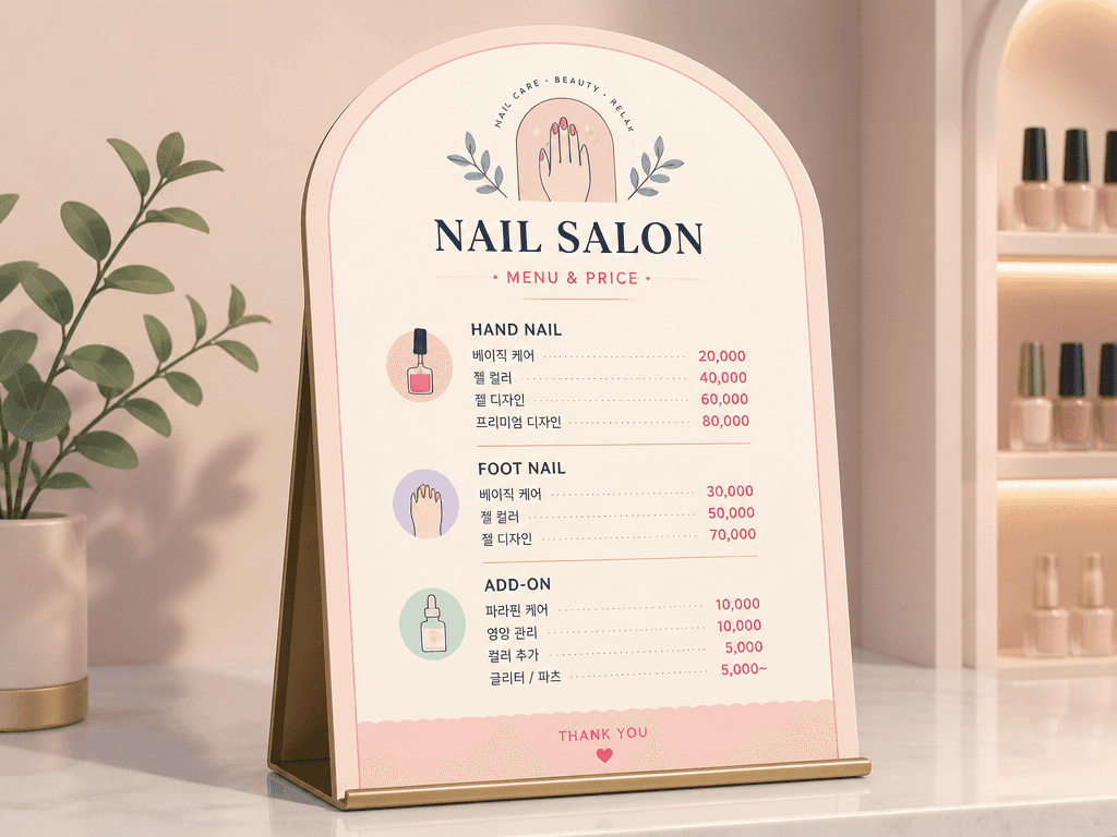Nail Salon Price List