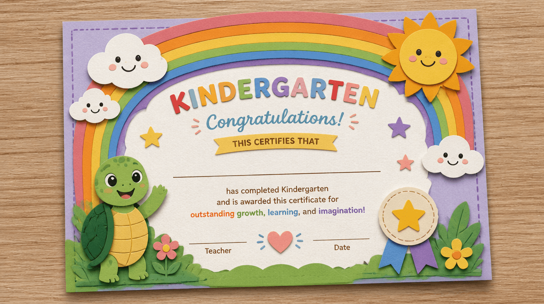 Kindergarten Certificate