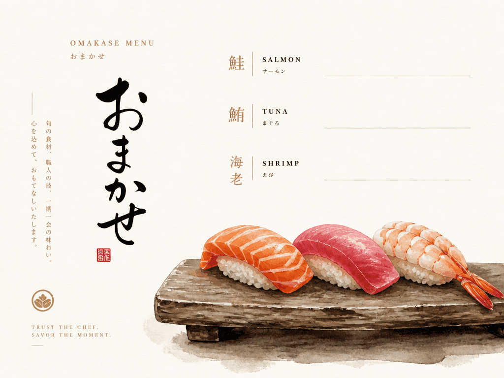 Omakase Menu