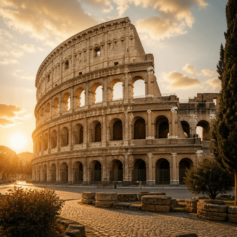 Rome Historical Landmark Background Photo