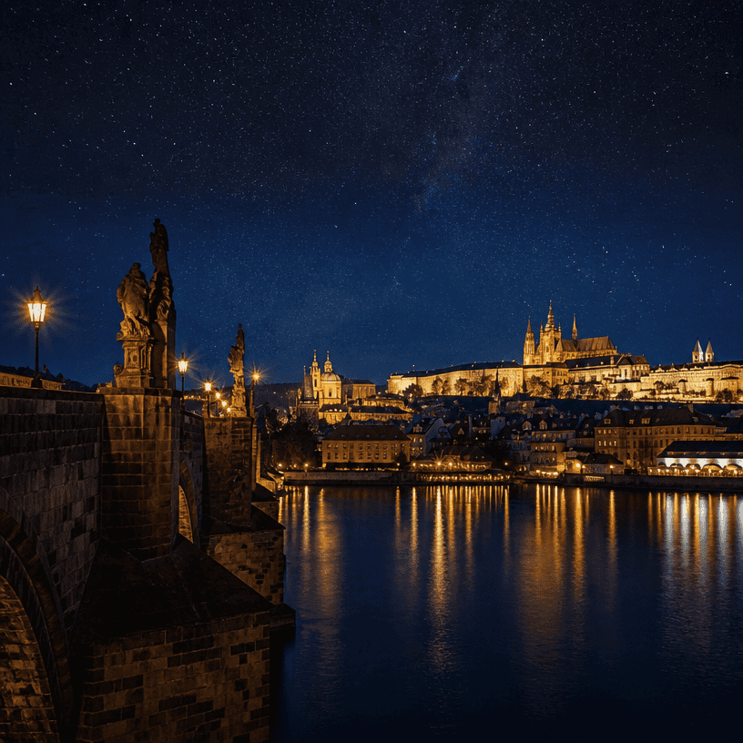 Prague Night Photo
