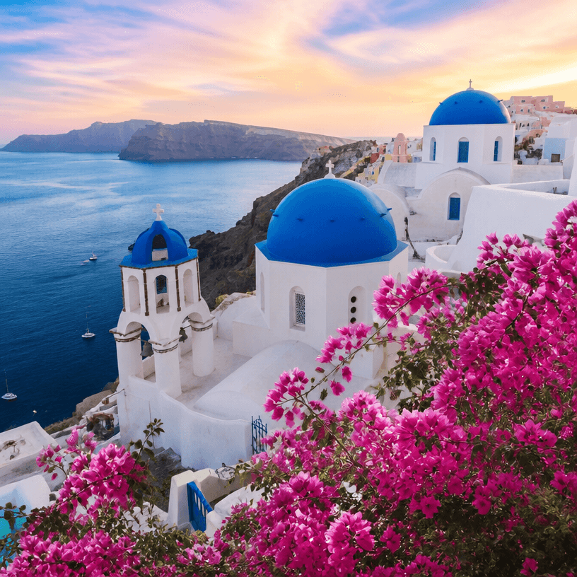 Santorini Aesthetic Photo