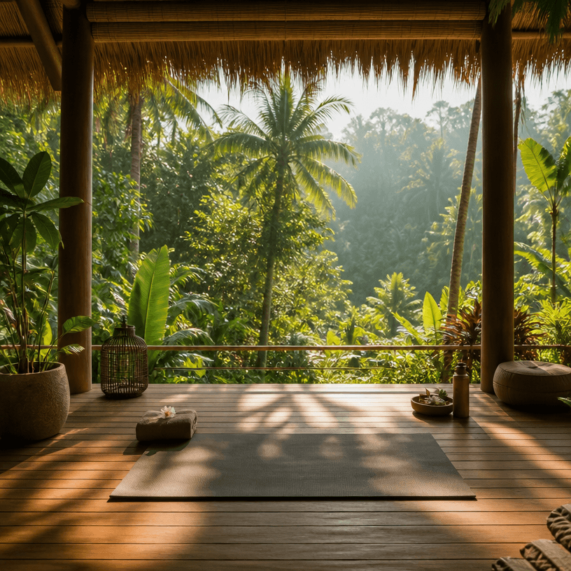 Bali Yoga Concept Photo