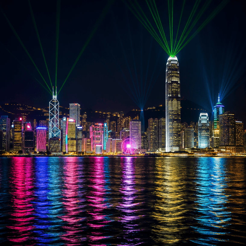 Hong Kong Night Photo