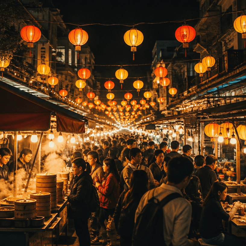 Taiwan Night Market Photo